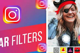 create viral instagram filter and facebook ar filter