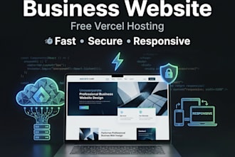 build and deploy your professional business website with vercel free hosting