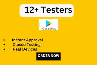 do 12 testers for your goggle play app closed testing