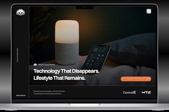 design authority website for home automation consultant
