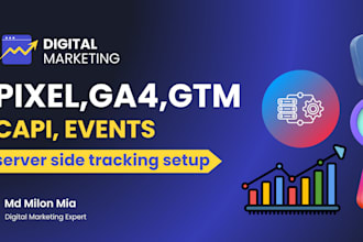be your tracking expert for meta pixel, capi, ga4, GTM, and server side events