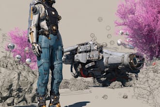 concept art for science fiction