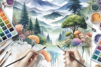 draw a watercolor effect to your photos in photoshop