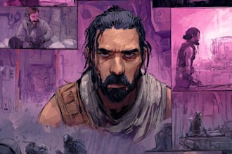 do a charcter of comic or design your comic character