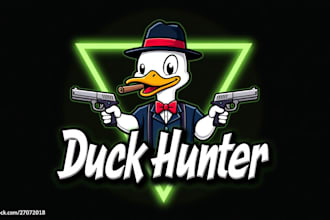 design high quality duck hunter mafia logo  with express delivery