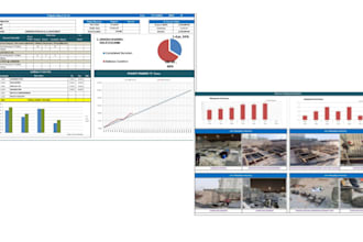 prepare professional weekly, monthly project progress reports