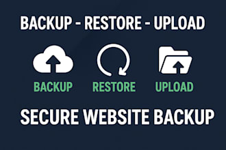 backup, restore, and migrate your website professionally