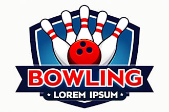 design outstanding bowling ball logo with express delivery