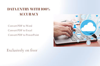 convert PDF to excel, word with editable files
