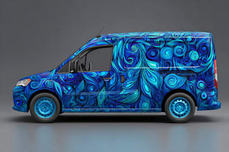 design a vehicle wrap, car wrap, food truck wrap