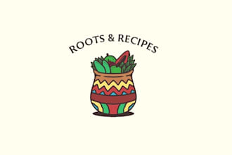 design healthy cooking show logo