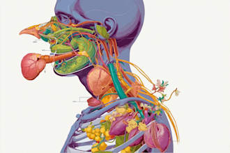 design medical figures and scientific illustrations