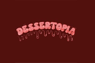 design awesome dessert festival logo