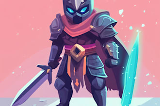 create 2d character design
