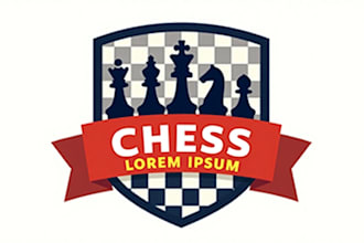 design outstanding chess game logo for your business
