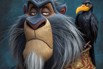 draw amazing disney pet portrait