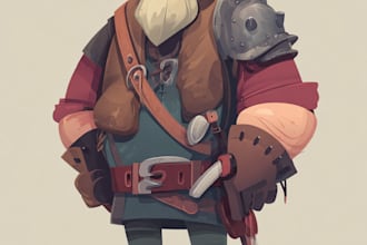 create simple 2d game characters