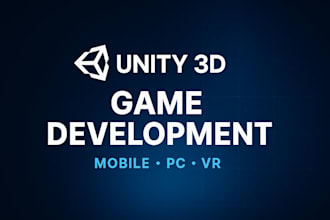 develop a custom unity 3d mobile game for android and ios, VR ar, nft blockchain