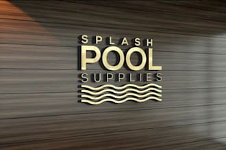do pro swimming pool, pool cleaning,pool repair logo design