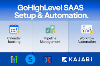 setup gohighlevel saas calendar booking pipeline management workflow automation
