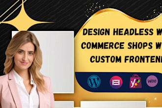 design headless woo commerce shops with custom frontend