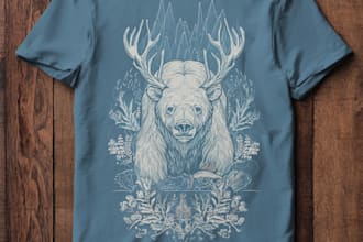 do amazing cartoon t shirt design for you