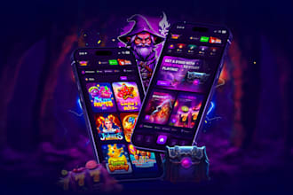 design professional game UI UX design in figma for mobile