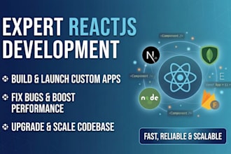 build or fix your next js react web app