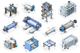 provide detailed engineering cad drawings and 3d models