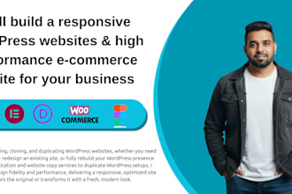 design and develop a custom wordpress  woocommerce websites