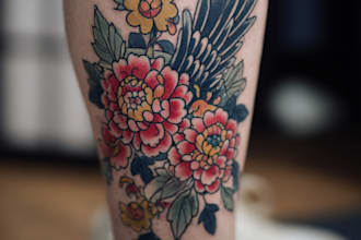draw you a design with traditional tattoo style