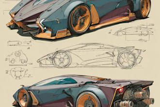 do vehicle design and illustration