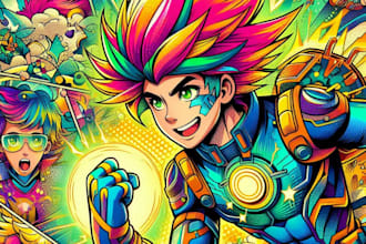 design characters and comic books