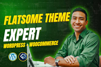 be your flatsome theme expert for wordpress ecommerce stores