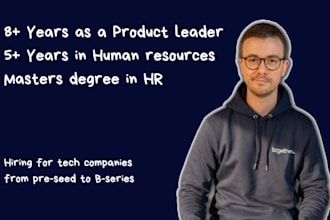 assess applicants for product management and design jobs