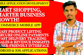 build modern ecommerce mobile app for business growth