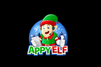 design beautiful santa mobile game logo