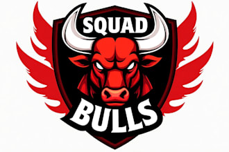 give a high quality red bull head logo with unlimited revision in 15 hours