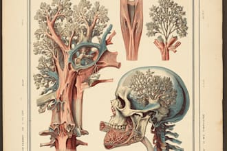 draw botanical and anatomical scientific illustrations
