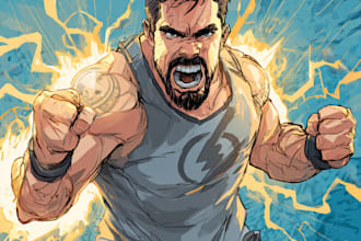 do an manga comic book artist or webtoon anime art
