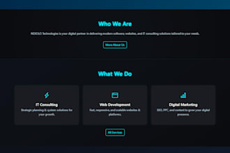 create a modern wordpress website