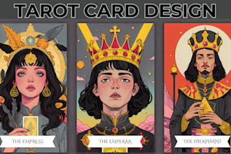 design custom deck of tarot cards oracle card playing cards zodiac trading cards