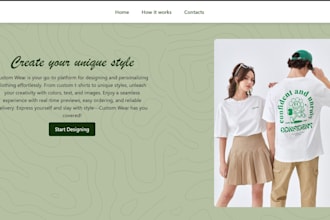 make full custom web application