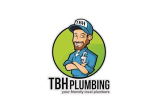 design stand out character logo for plumbing company