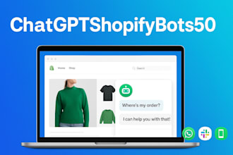 create custom ai chatbots for shopify websites and apps