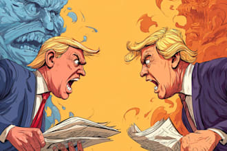 create political and editorial cartoons