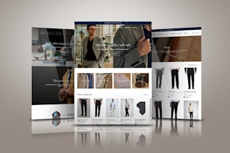 design, redesign a modern clothing fashion shopify store setup