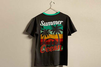 design custom t shirt graphics for your brand or store