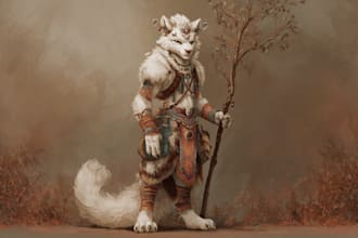 draw your furry art, fursona or anthro character