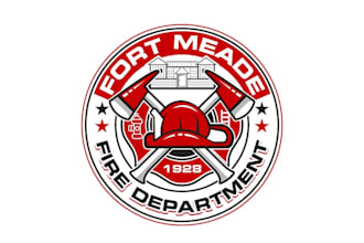 create professional and specially fire department logo design